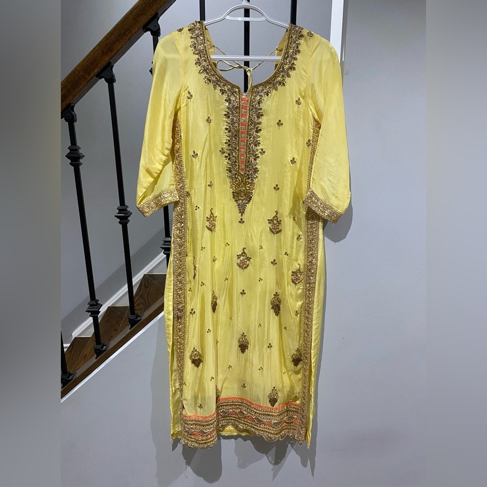 Yellow & Orange Sharara
